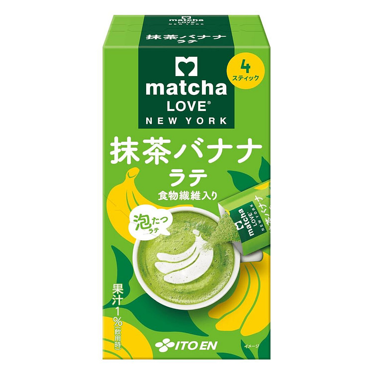Itoen Matcha Banana Latte 18g*4