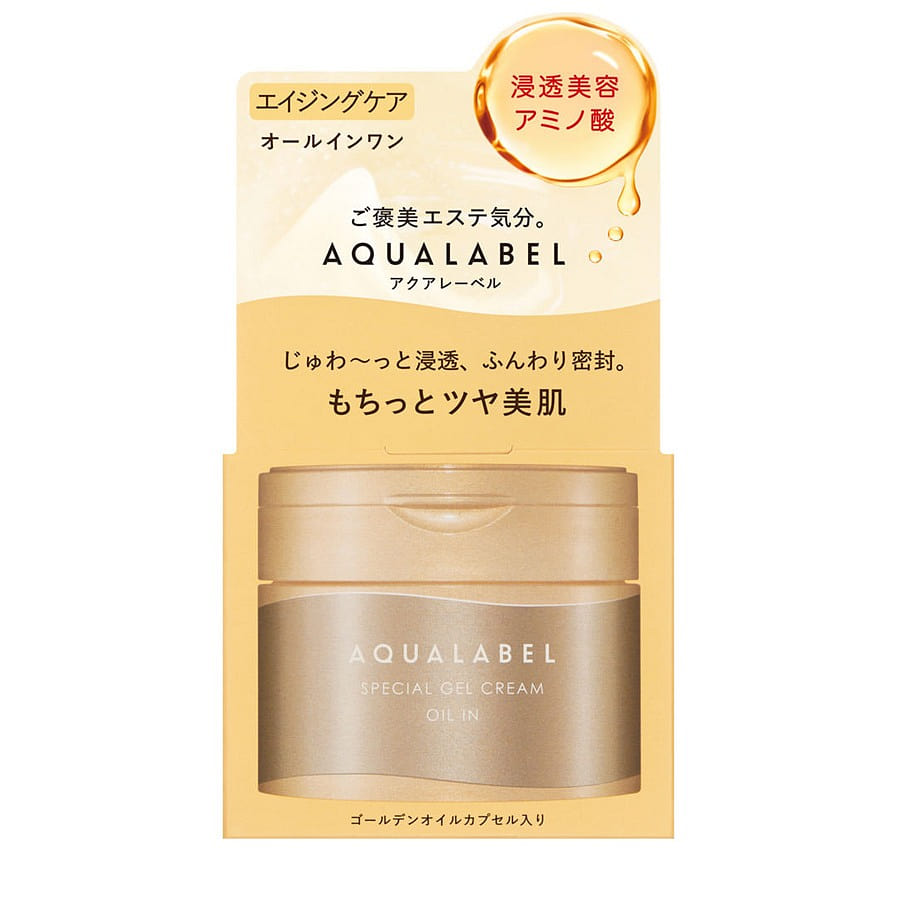SHISEIDO Aqualabel Special Gel Cream (Oil In) Aging Care Type All in One 90 g