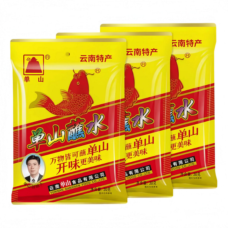 单山 蘸水辣椒面干碟蘸料单山蘸水  30g*3袋 90 克