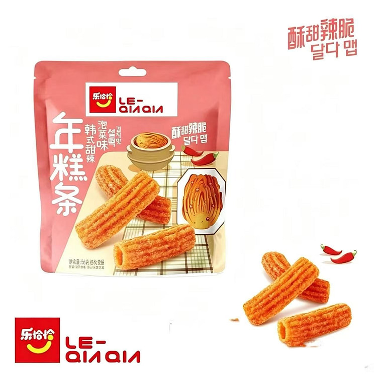 Lechacha Rice Cake with Pickled Flavor 50g 1 pack