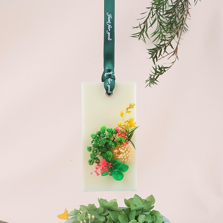 香薰蜡片香挂件净味清新香氛 （70%）栀子花香 1 个