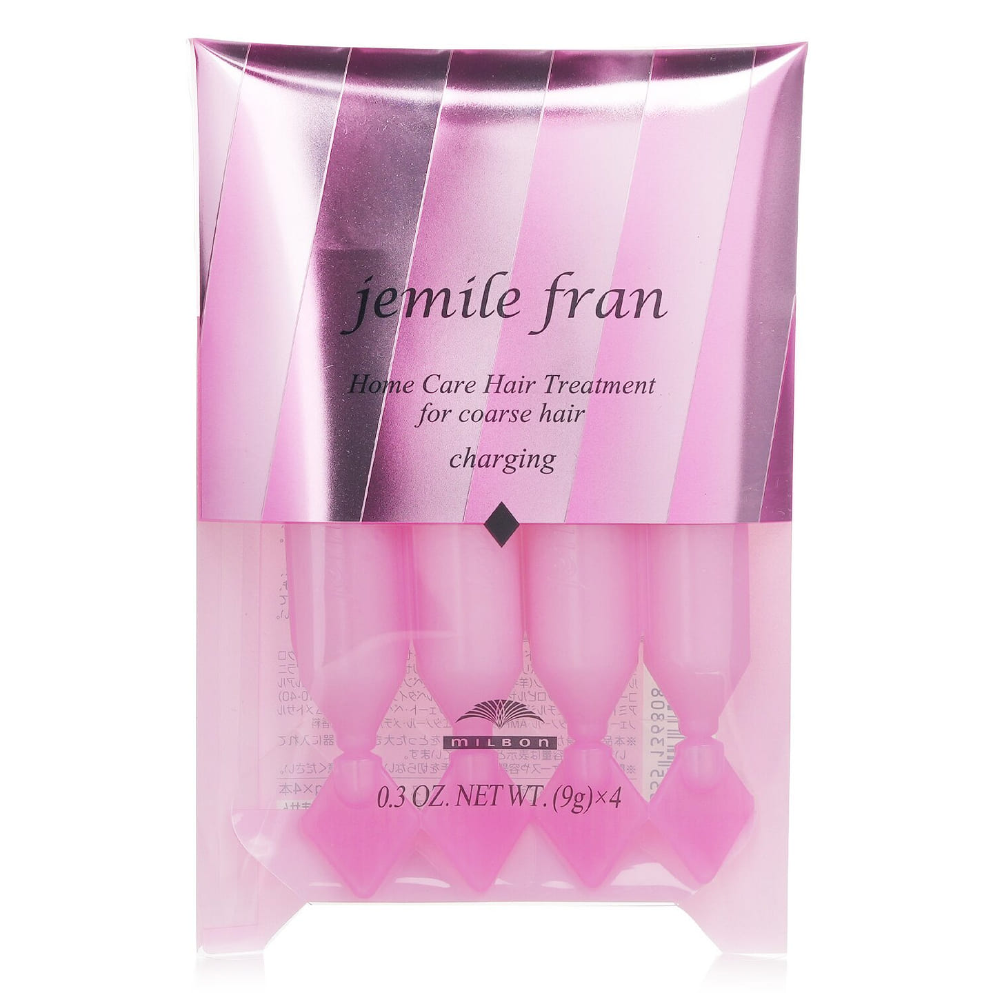 Milbon Jemile Fran Home Care Hair Treatment (Pink Diamond) 4x9g/0.3oz 9 g