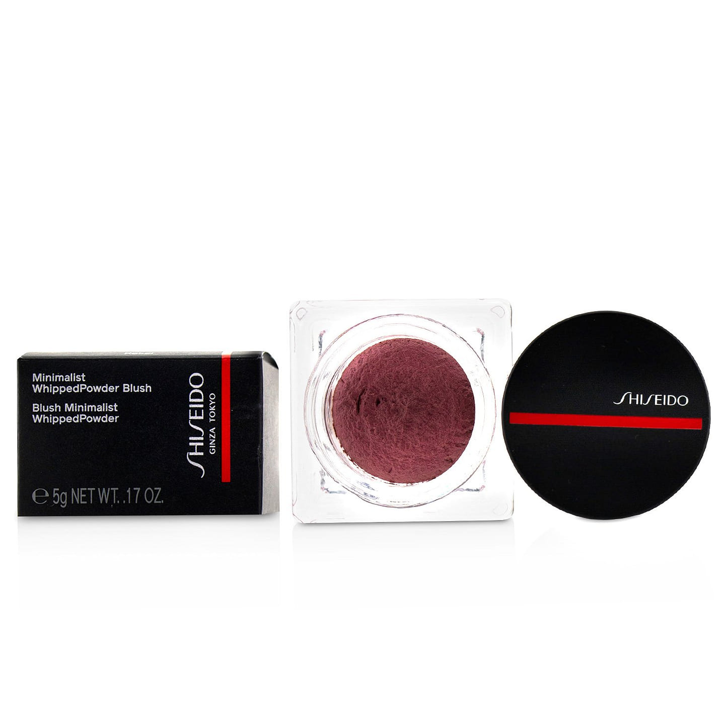 Shiseido Minimalist WhippedPowder Blush – # 05 Ayao (Plum) 5g/0.17oz 5 g