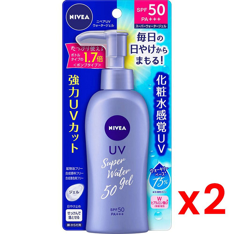 KAO NIVEA Sun Protect Water Gel Super 140gx2 140 g