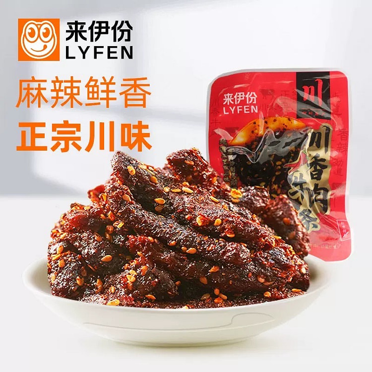 来伊份 川香牛禸条100g麻辣冷吃即食