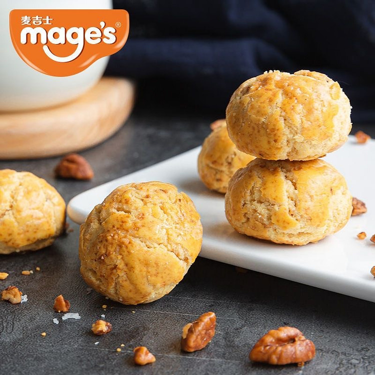 Pecan crispy snack peach crispy biscuit afternoon