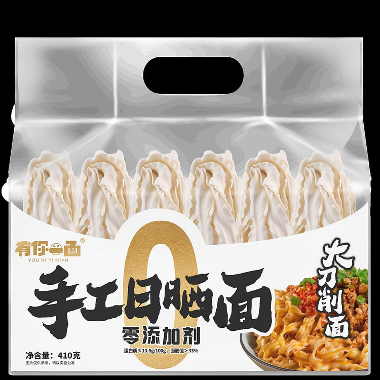 有你一面纯大刀削面 410 克