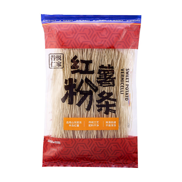 谷悦仁家红薯粉条 凉拌热炒火锅油炸麻辣烫1袋 400 克