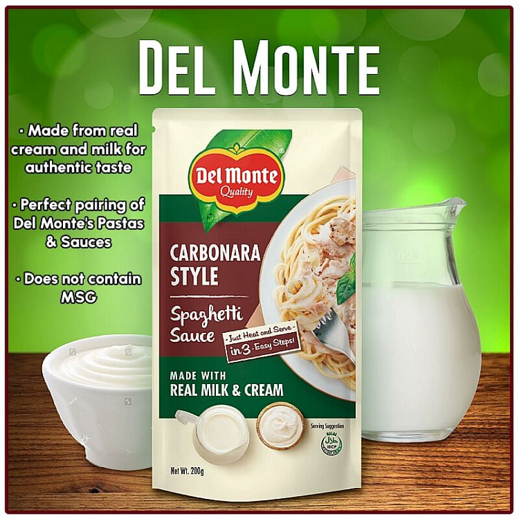 DEL MONTE Carbonara Style