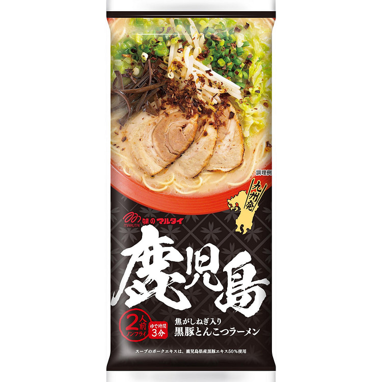 Marutai 九州拉面 鹿儿岛黑豚骨味 185g