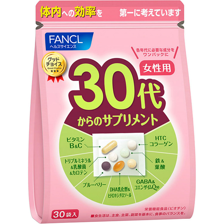 FANCL芳珂 30代女性复合维生素 30袋 1 份