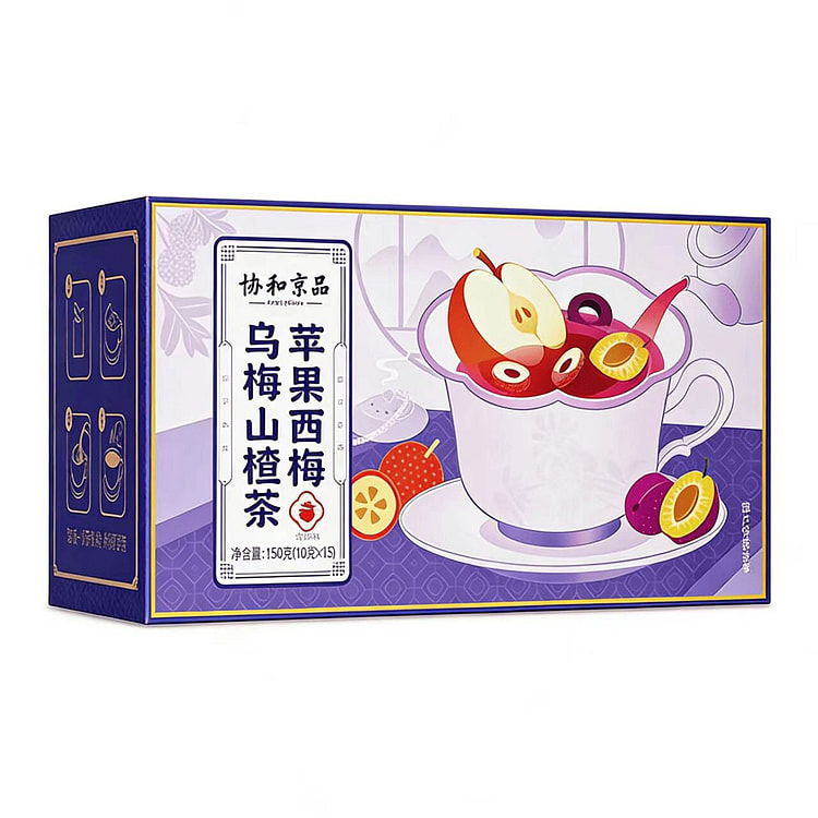 协和京品 苹果西梅乌梅山楂茶 150g 150 克
