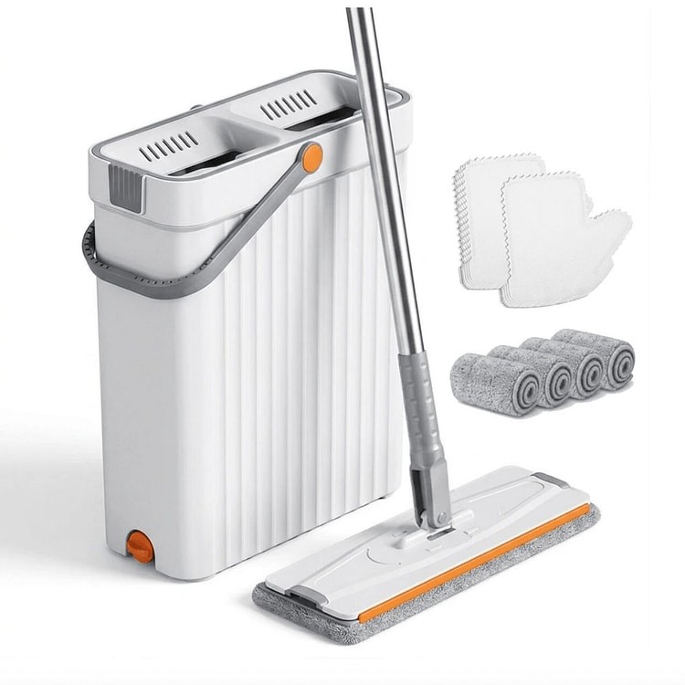 Mop And Bucket Set With Wringer For Home, 1 pack