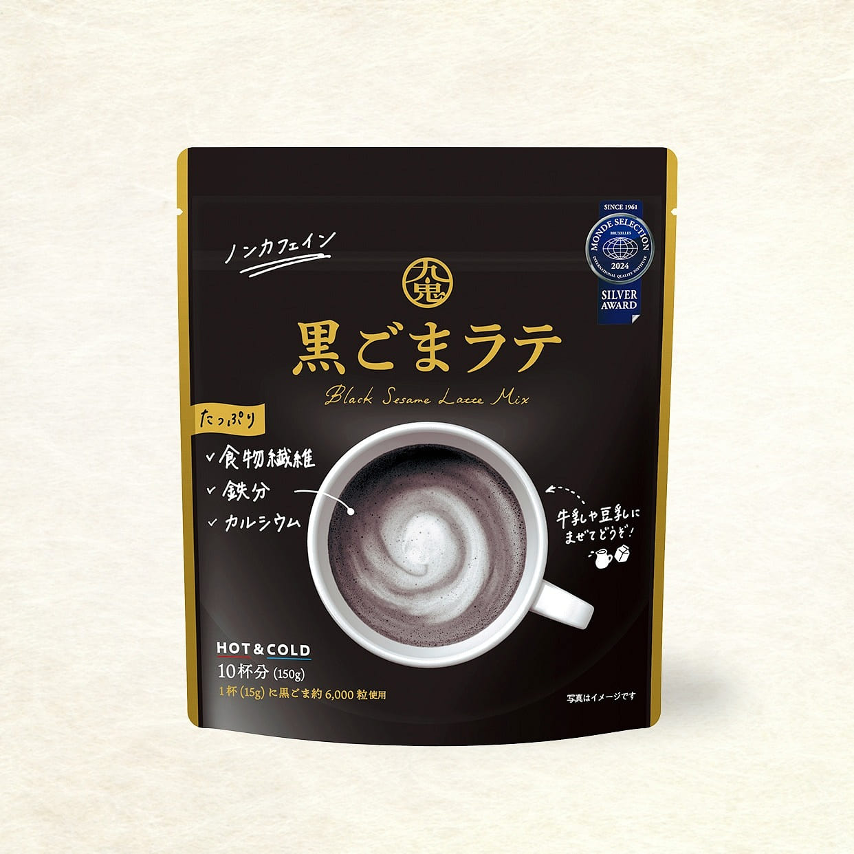 Kuki Kuro Goma Black Sesame Latte Powder 1 each