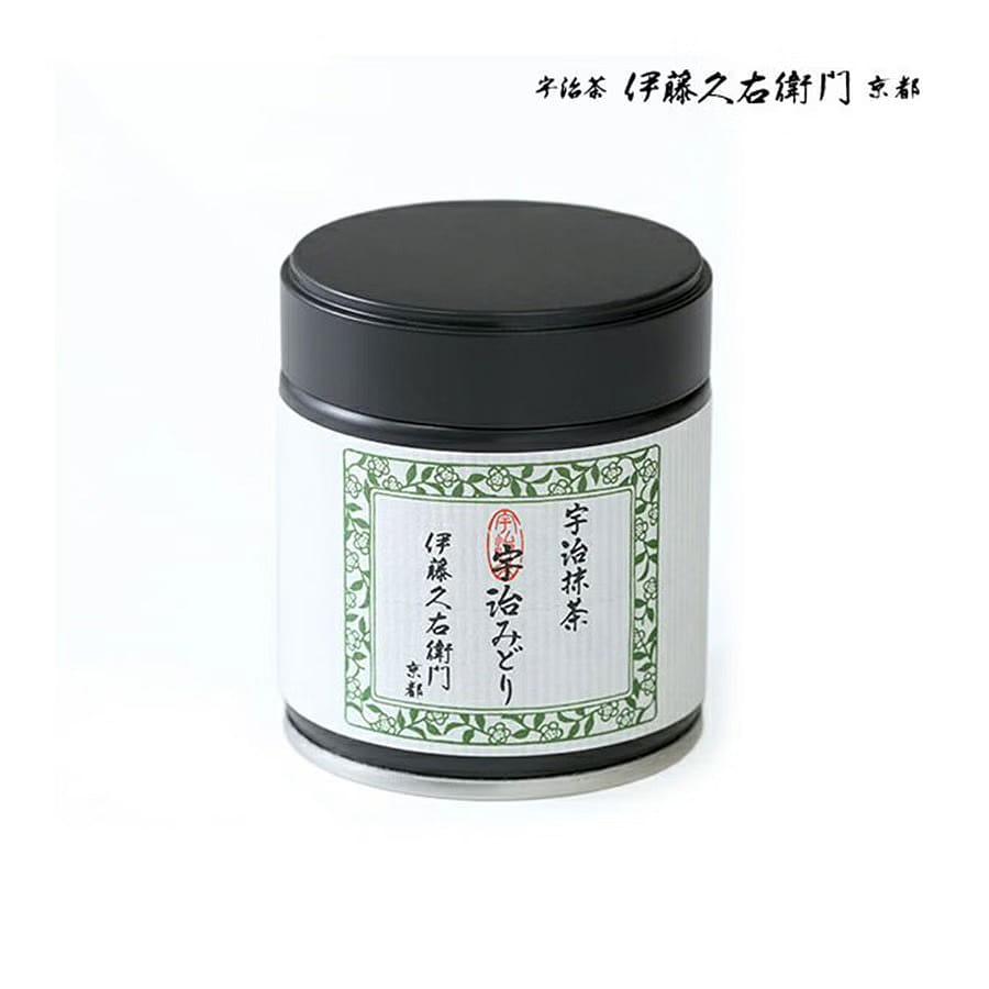 伊藤久右衛門 宇治抹茶 宇治みどり 粉末 20g 缶入 20 g