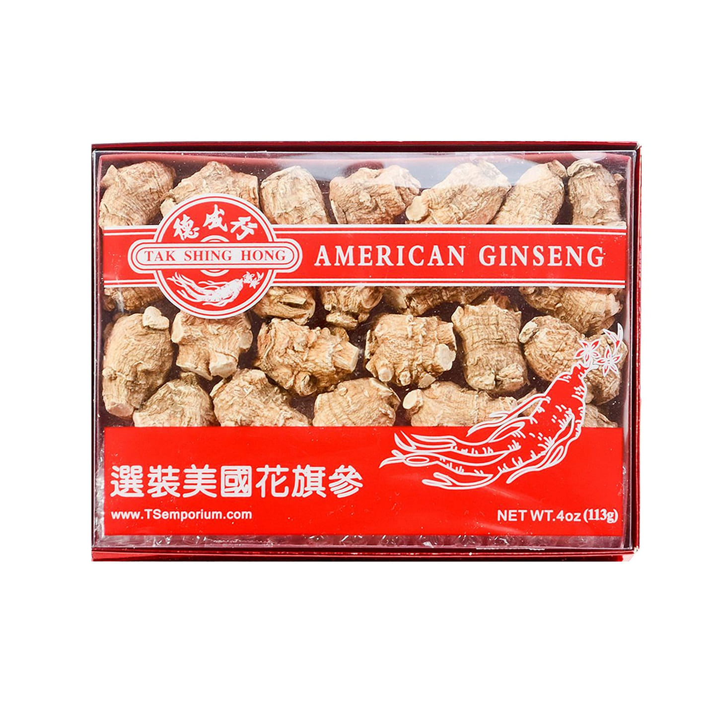 TAK SHING HONG American Ginseng PS120-AAAA 4 oz