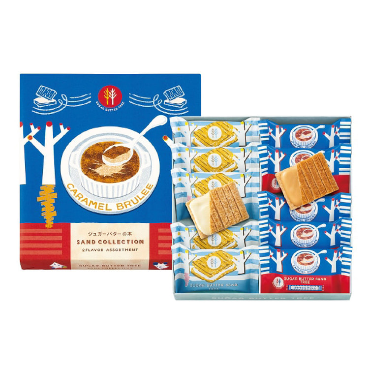 砂糖奶油树 原味&焦糖布丁 夹心饼干 12枚 1 份