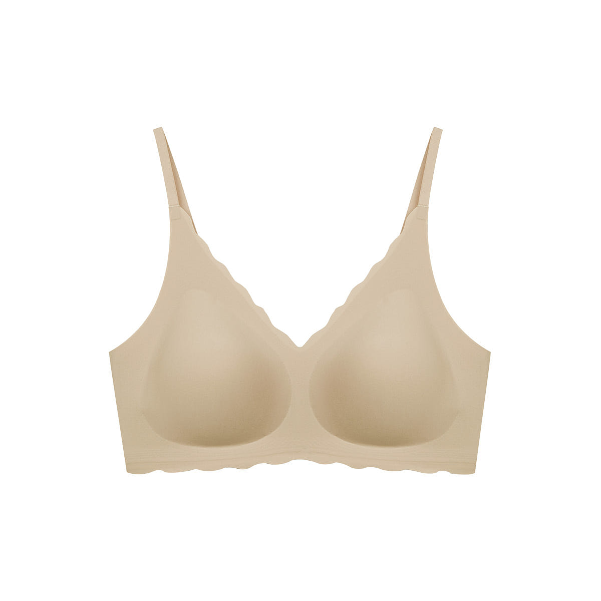 China Direct Mail Ubras No Size Commuter Small Flower Yang Non removable Chest Pad Bra – Back Hook Style – Standard – Nude Skin Color – One Size 100 g