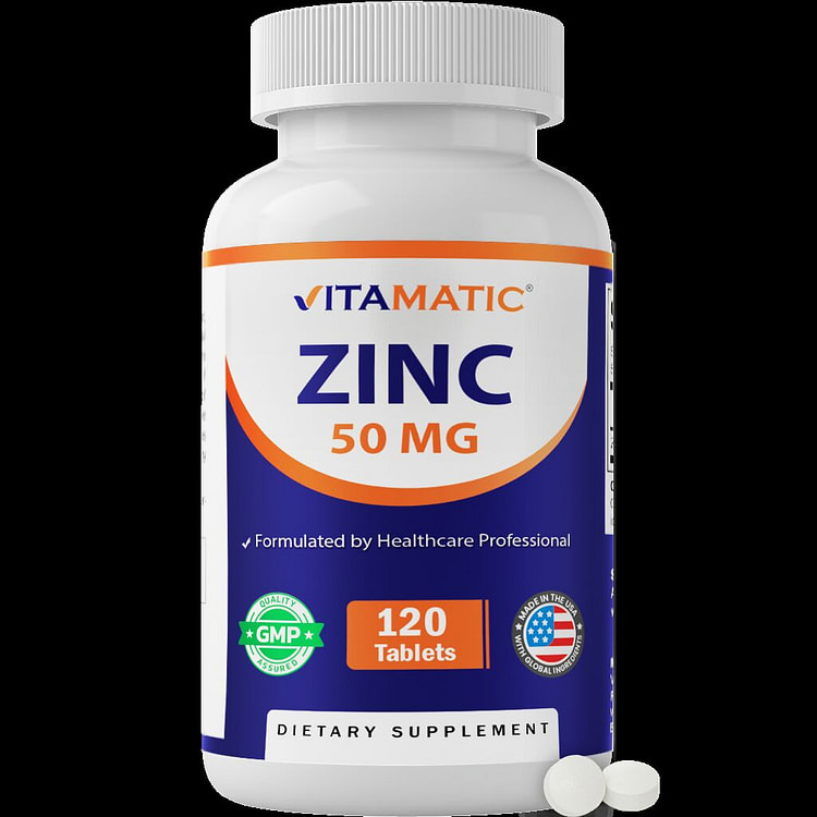 Zinc 50 mg - 120 Tablets