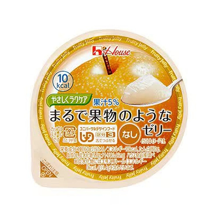 House Foods 温和乳木果冻梨子味 60g