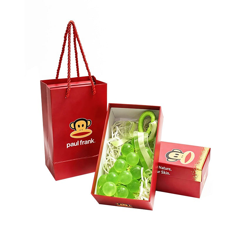 Green Grape Shaped Scented Handmade Soap Gift Box 1 count