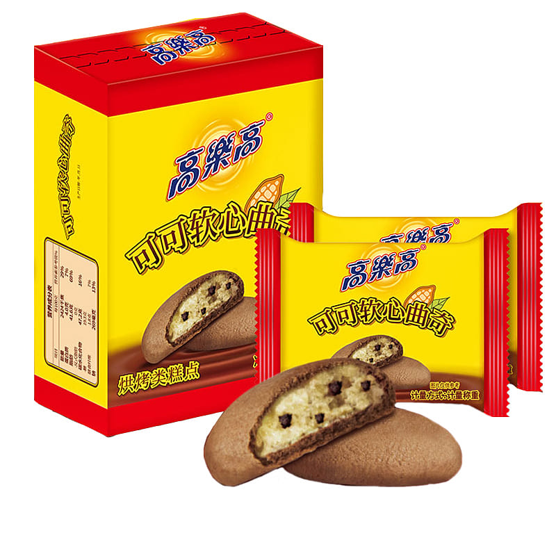 Gollego Cocoa Soft Heart Cookies 70g*1 box 70 g