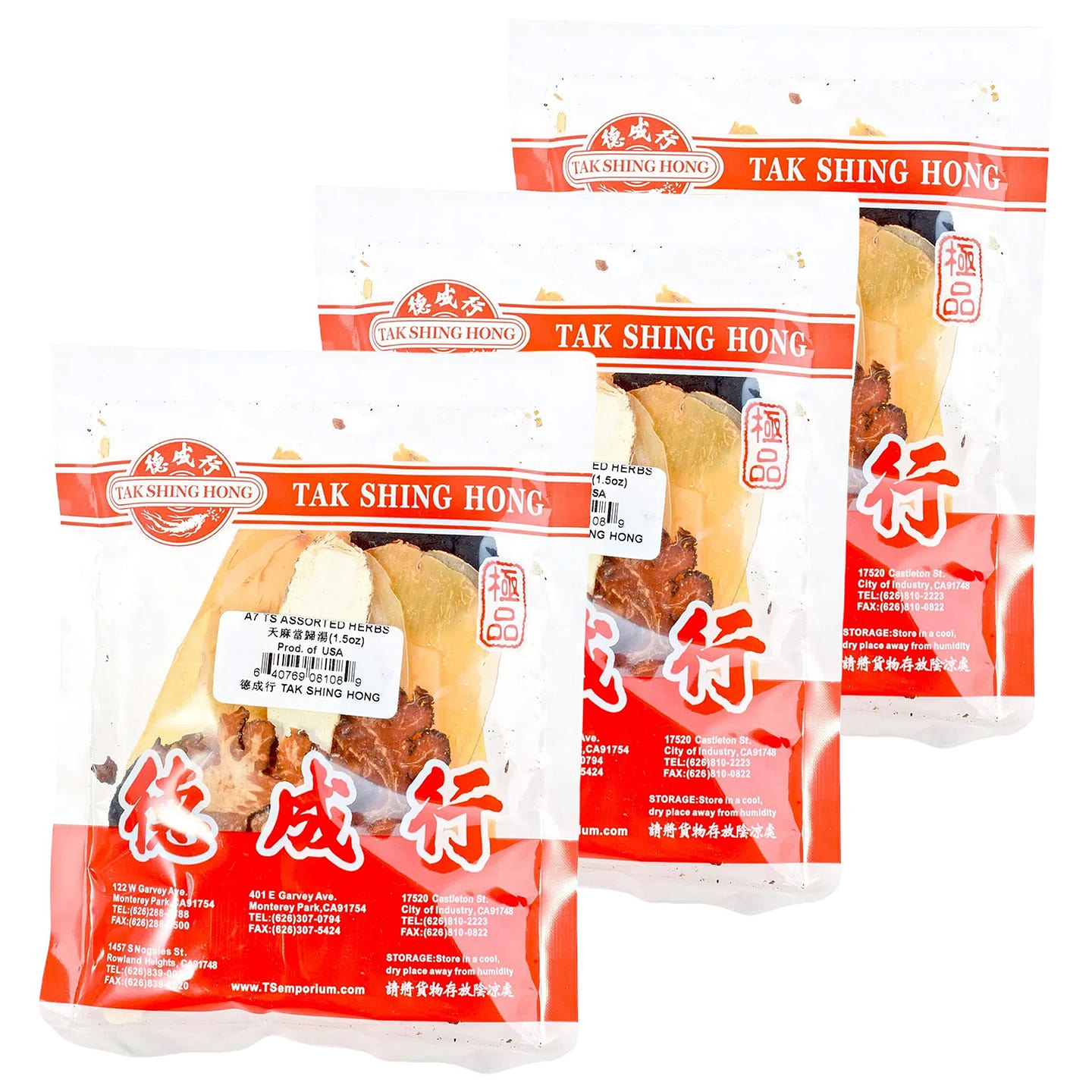 Tak Shing Hong Tian Ma & Dang Gui Soup Pack 3 each