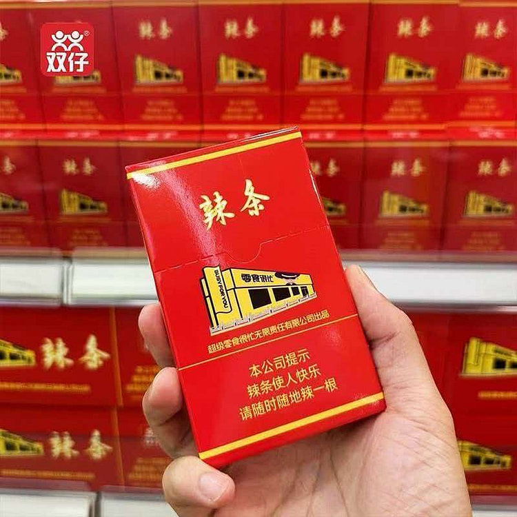 ShuangZaiXiaoHua Zi Cigarette Pack Spicy Strips50g 50 g