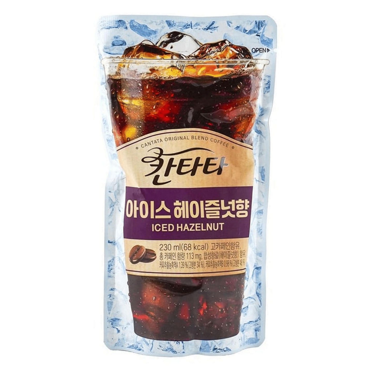 LOTTE Cantata Iced Hazelnut 230 mL 1 each