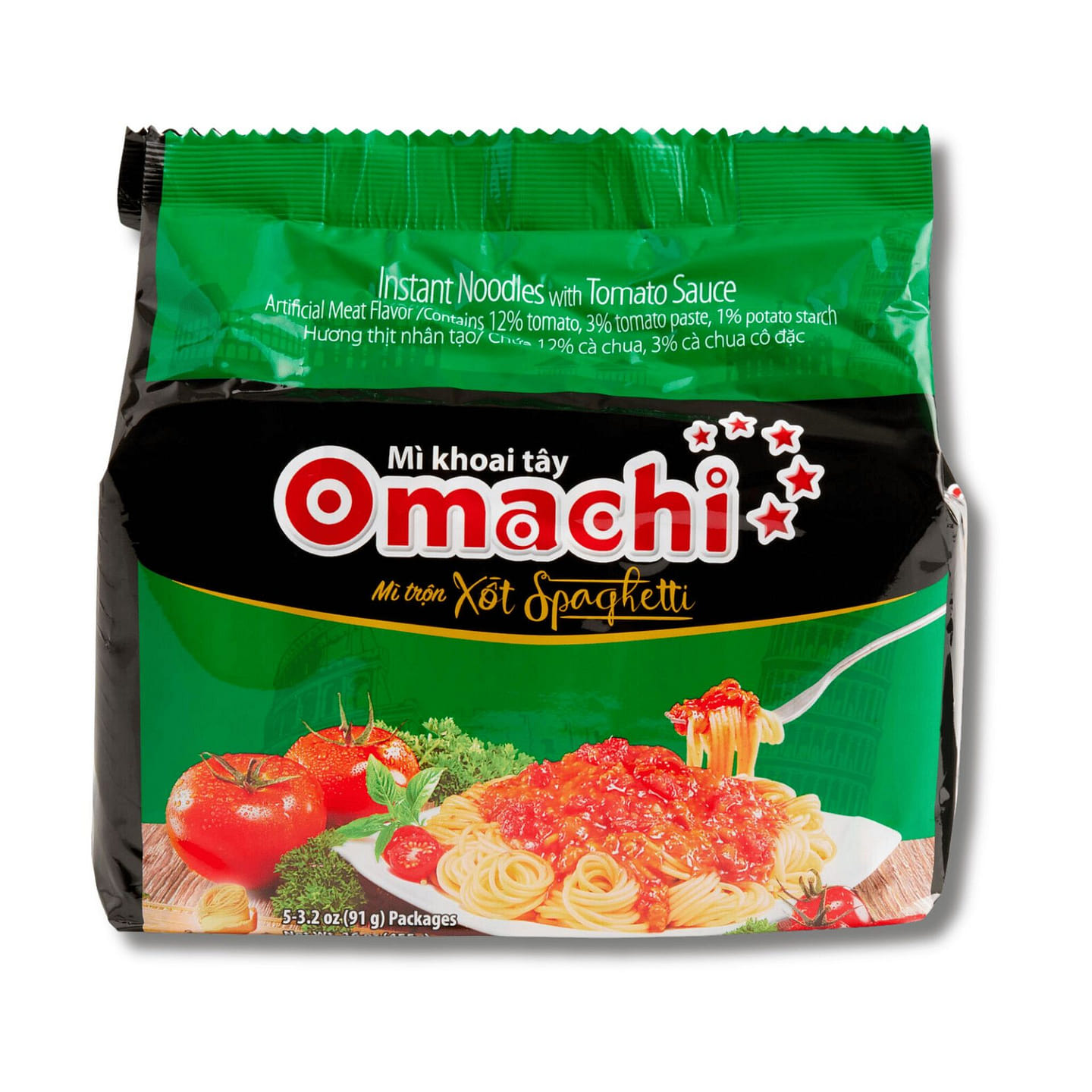Omachi Instant Noodles Spaghetti Flavor 1 case
