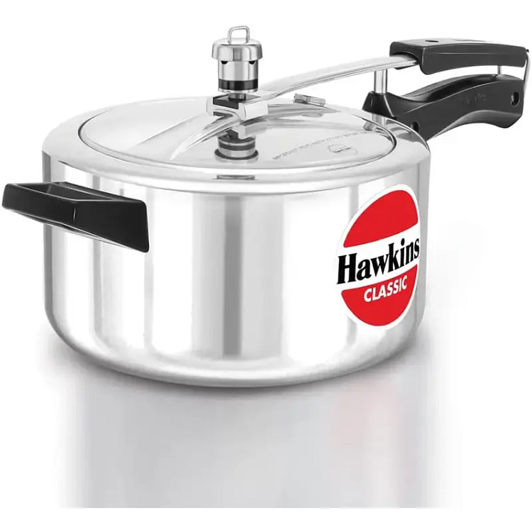 Hawkins Classic Aluminum Pressure Cooker, 4 liter 1 count