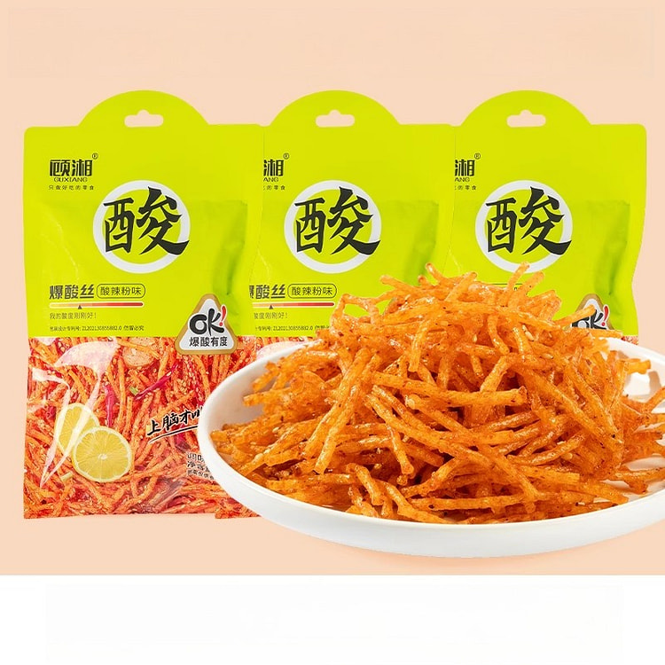 Gu Xiang Pickled Sour Threads 118g*3 bags 354 g