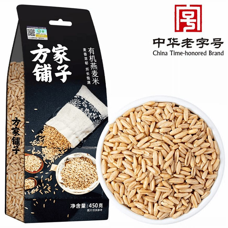 Fangjia Shop Organic Oat Rice 450g 450 g