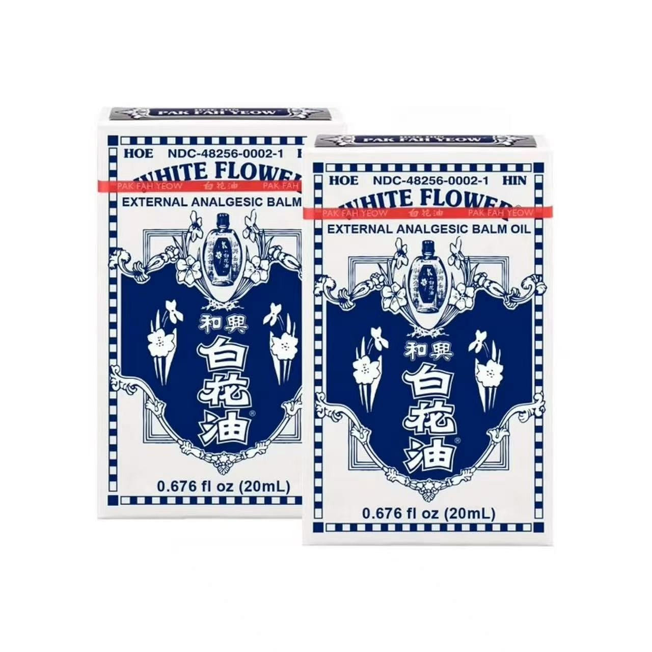 White Flower External Analgesic Oil 20 mL 2packs 20 ml