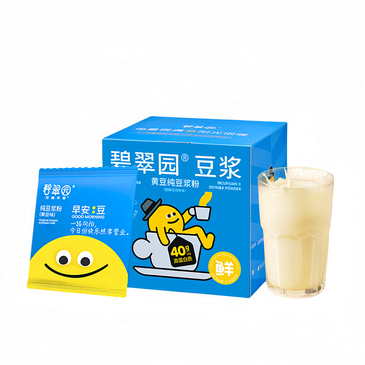 碧翠园 纯豆浆粉原味高蛋白营养早餐1袋