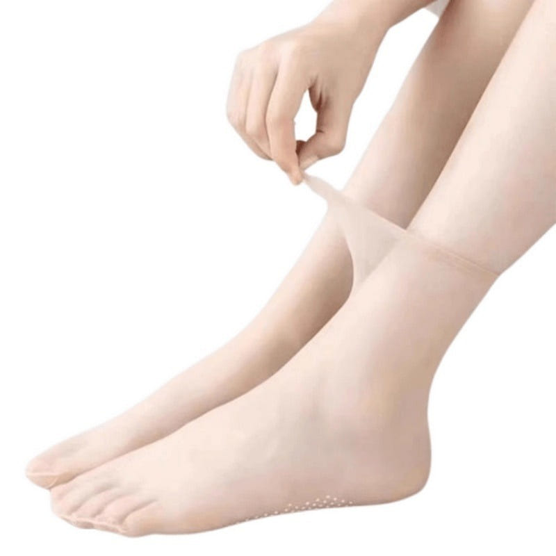 Summer ultra-thin socks skin color 5 pairs 1 箱