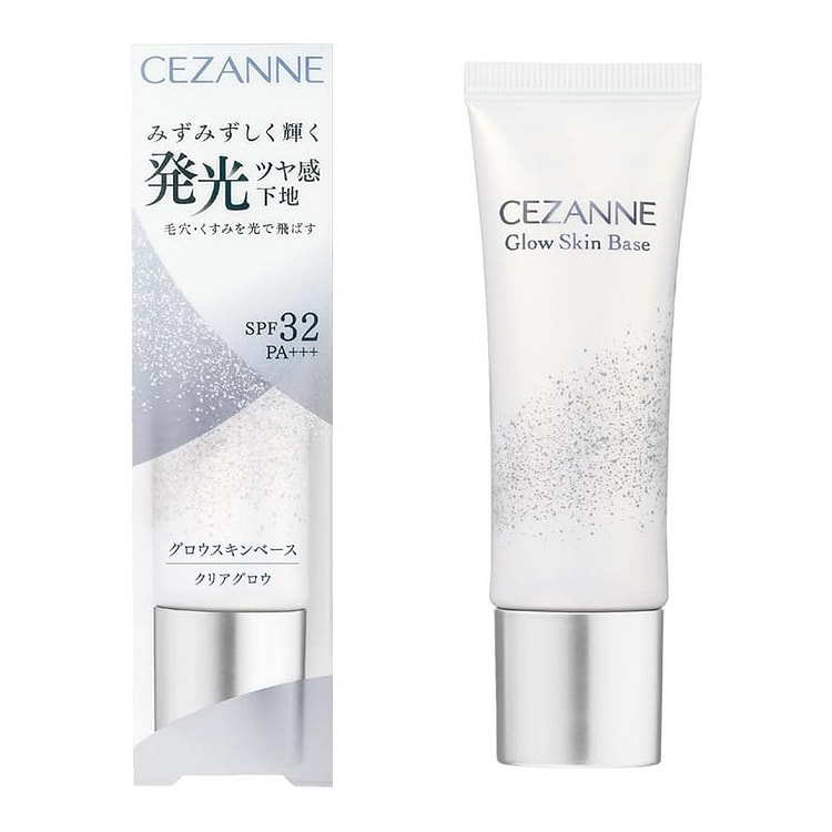 セザンヌ グロウスキンベース SPF32  PA+++ クリアグロウ 20 グラム