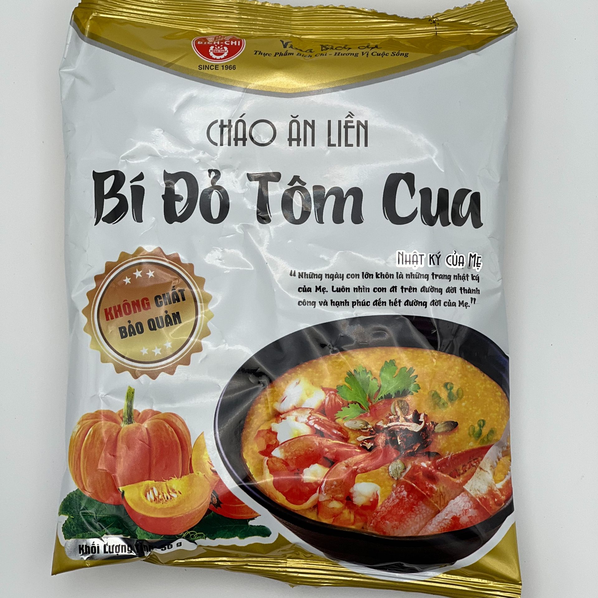 BICH CHI INSTANT RICE PORRIDGE PUMPKIN, SHRIMP & C 1.76 oz