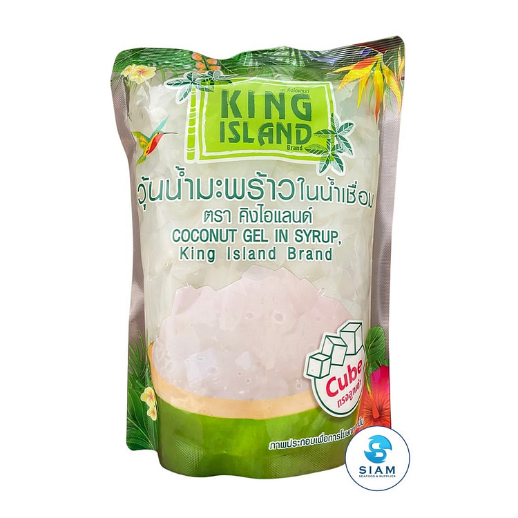 King Island Brand Coconut Gel in Syrup, Cube