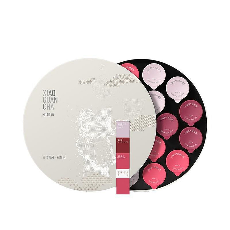 Morandi Traditional Floral Tea Set, 18 Mini Cans 72 g