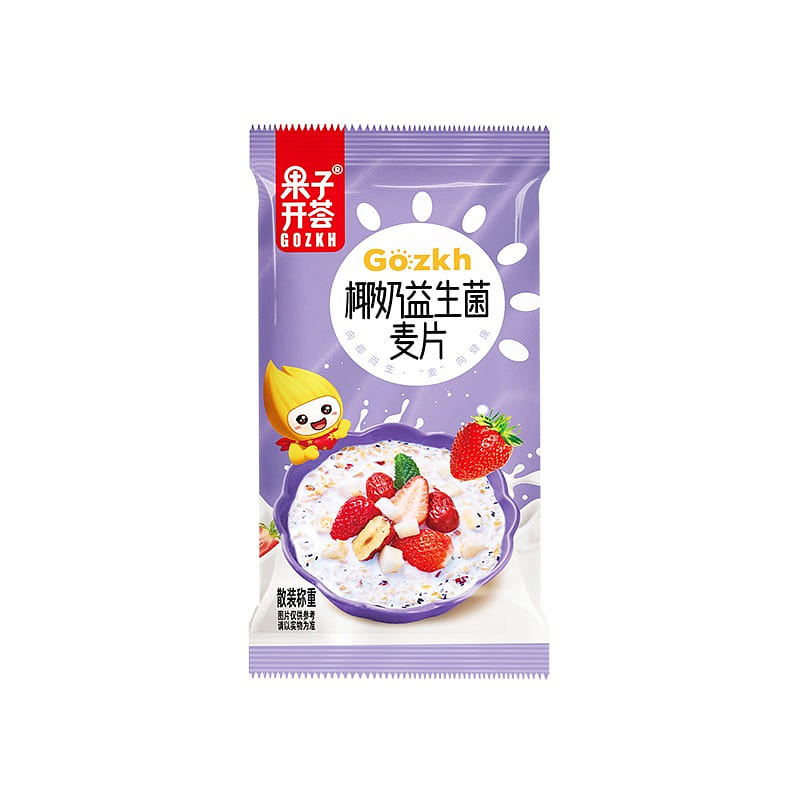 12 packs of fruit and coconut milk probiotic cereal 300 g