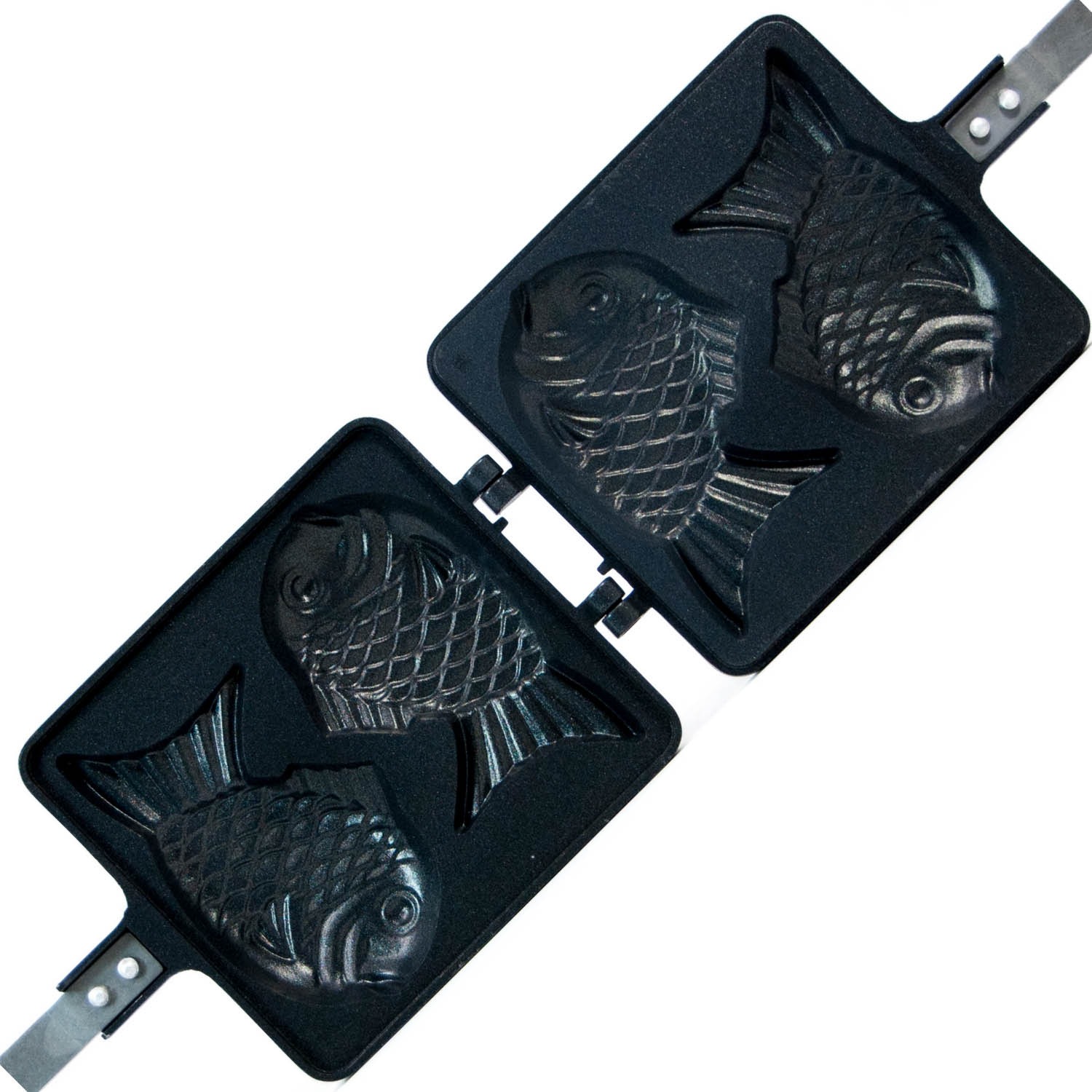 CookKing Taiyaki Japanese Fish-shaped Double Pan 1 each