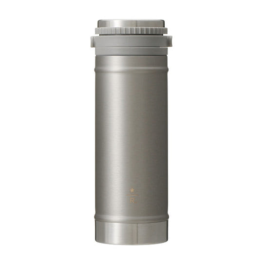 星巴克 STANLEY 经典真空不锈钢咖啡保温杯 银色 473ml