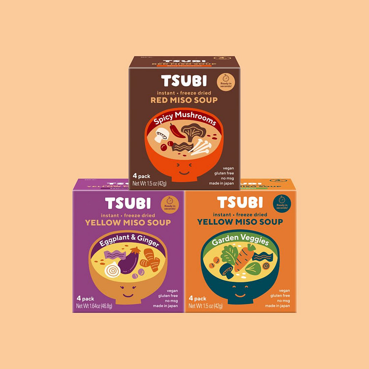Tsubi Favs Trio : 3 Flavors - Pack of 12-