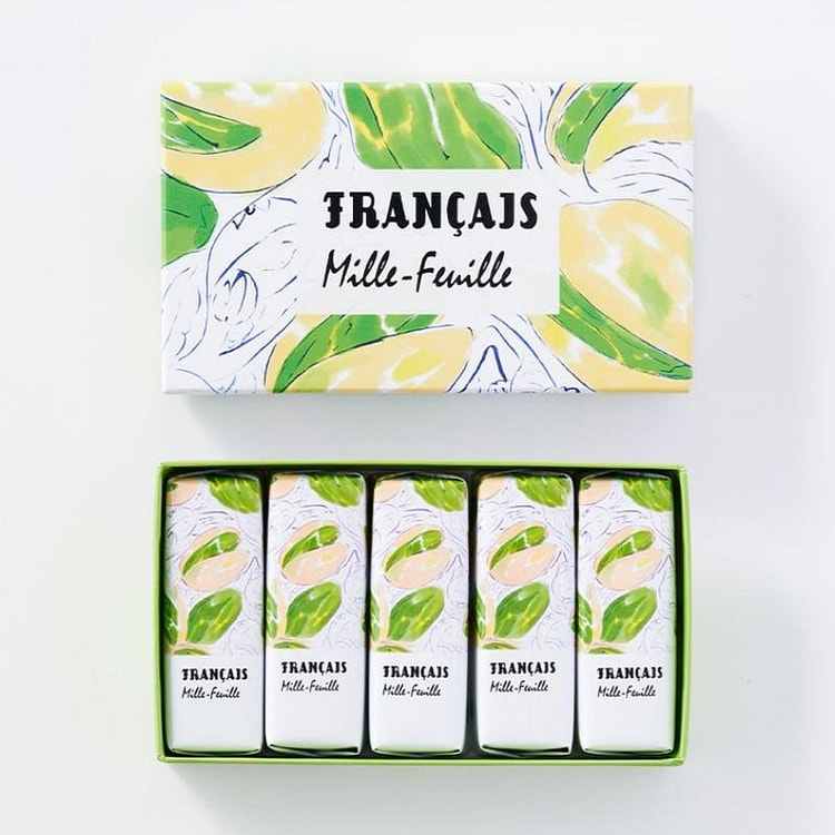 Direct mail from Japan Chocolate crispy pistachio sandwich mille-feuille 5p