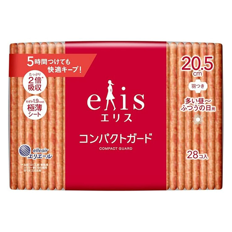 ELIS 超薄2倍瞬吸卫生巾 20.5cm 28片