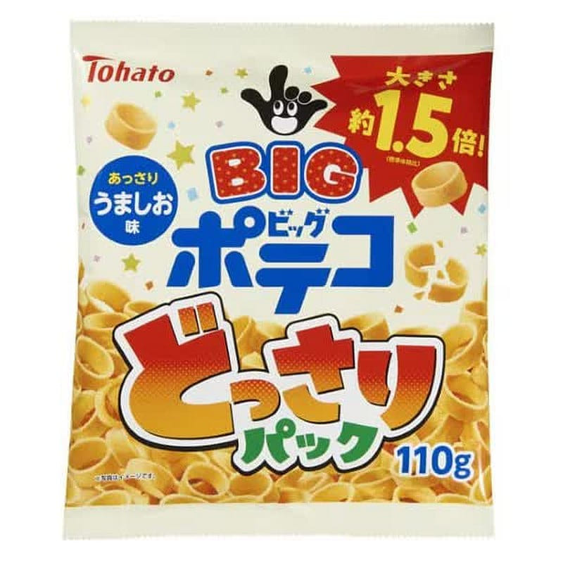 Tohato Potatoes, Large Pack, Umashio Flavor, 110g 1 each