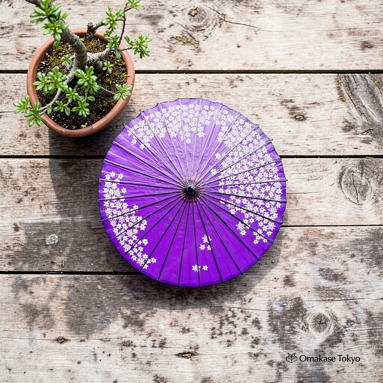 紫枫叶日式纸伞 680 克