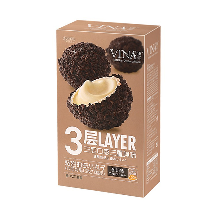 法丽兹 臻采 熔岩曲奇小丸子 酸奶味 100 克