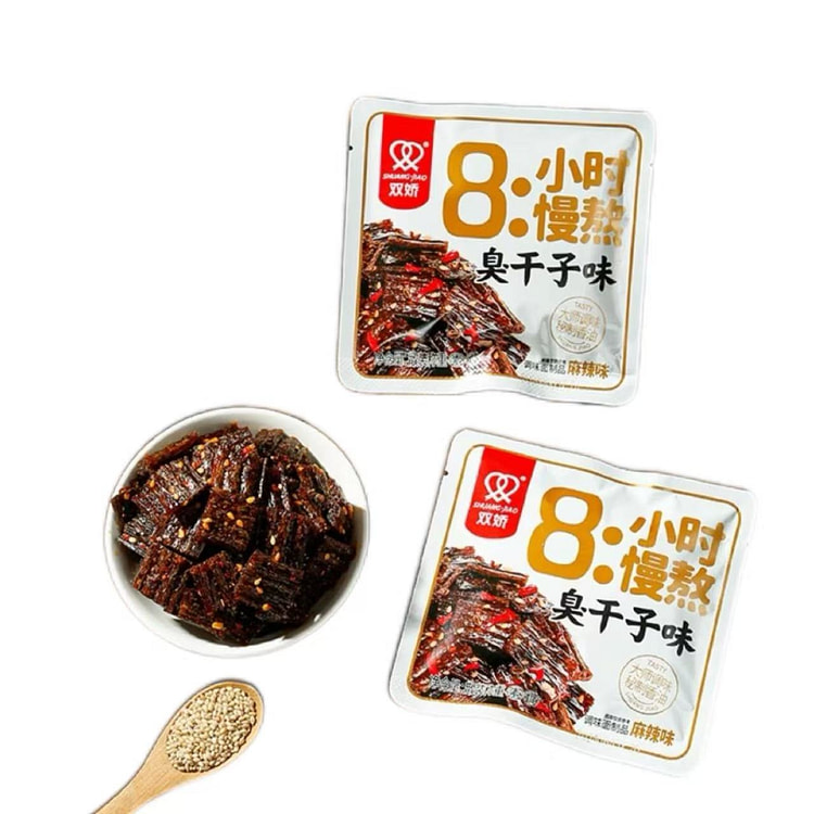 双娇湖南臭干子辣条240g